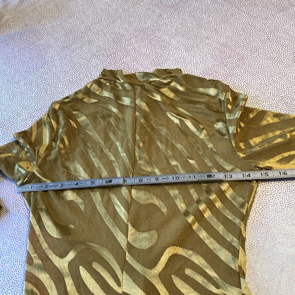 SHEIN SXY Mock Neck Mesh Unitard Jumpsuit size M NWT - Picture 2 of 12